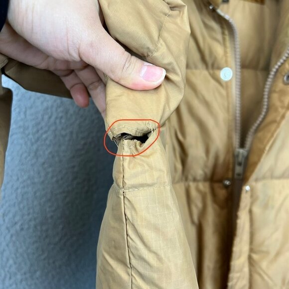 VINTAGE CAMEL Jacket GOOSE‎ Down XL Puffer Winter Coat - Picture 3 of 11